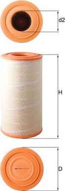 MAHLE LX 619/1 - Filtro aria www.autoricambi360.it