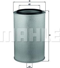 MAHLE LX 626 - Filtro aria www.autoricambi360.it