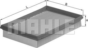 MAHLE LX 675 - Filtro aria www.autoricambi360.it