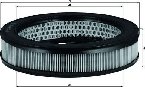 MAHLE LX 67 - Filtro aria www.autoricambi360.it