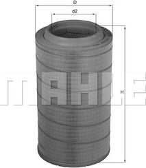 MAHLE LX 1956 - Filtro aria www.autoricambi360.it