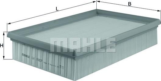 MAHLE LX 1957 - Filtro aria www.autoricambi360.it