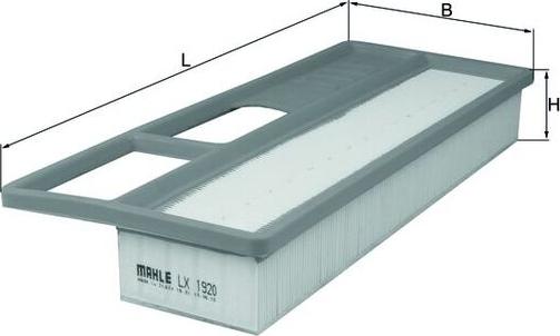 MAHLE LX 1920 - Filtro aria www.autoricambi360.it