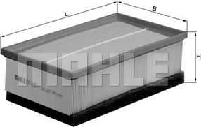 MAHLE LX 1497/1 - Filtro aria www.autoricambi360.it