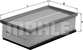 MAHLE LX 1497 - Filtro aria www.autoricambi360.it