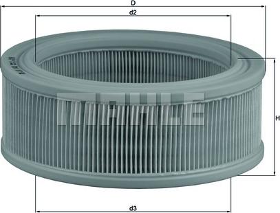 MAHLE LX 140 - Filtro aria www.autoricambi360.it