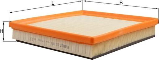 MAHLE LX 1474 - Filtro aria www.autoricambi360.it