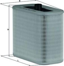 MAHLE LX 1590 - Filtro aria www.autoricambi360.it