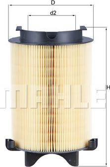 MAHLE LX 1566 - Filtro aria www.autoricambi360.it