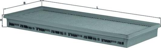 MAHLE LX 1518 - Filtro aria www.autoricambi360.it