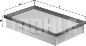 MAHLE LX 157/1 - Filtro aria www.autoricambi360.it