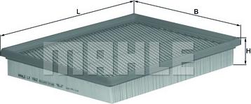 MAHLE LX 1662 - Filtro aria www.autoricambi360.it