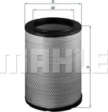 MAHLE LX 1600 - Filtro aria www.autoricambi360.it