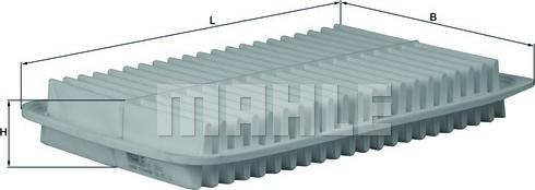 MAHLE LX 1612 - Filtro aria www.autoricambi360.it