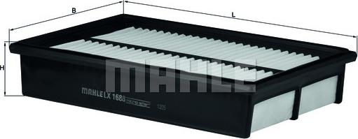 MAHLE LX 1688 - Filtro aria www.autoricambi360.it