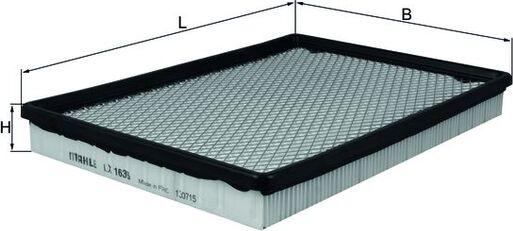 MAHLE LX 1636 - Filtro aria www.autoricambi360.it