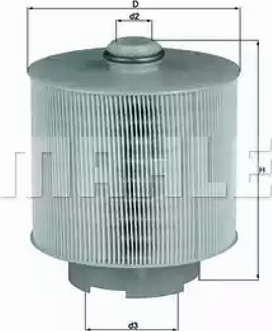 MAHLE LX 1006/1D - Filtro aria www.autoricambi360.it