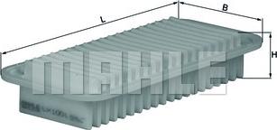 MAHLE LX 1001 - Filtro aria www.autoricambi360.it