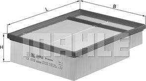 MAHLE LX 1019 - Filtro aria www.autoricambi360.it