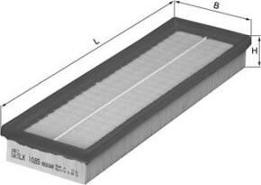 MAHLE LX 1085 - Filtro aria www.autoricambi360.it