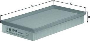 MAHLE LX 1083 - Filtro aria www.autoricambi360.it