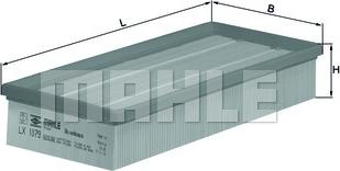 MAHLE LX 1079 - Filtro aria www.autoricambi360.it
