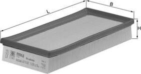 MAHLE LX 1141 - Filtro aria www.autoricambi360.it