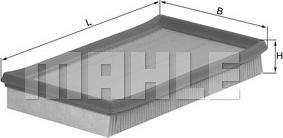 MAHLE LX 1148 - Filtro aria www.autoricambi360.it