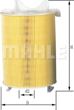 MAHLE LX 1899 - Filtro aria www.autoricambi360.it