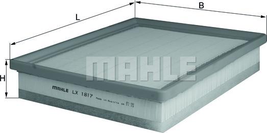 MAHLE LX 1817 - Filtro aria www.autoricambi360.it