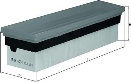MAHLE LX 1823/1 - Filtro aria www.autoricambi360.it