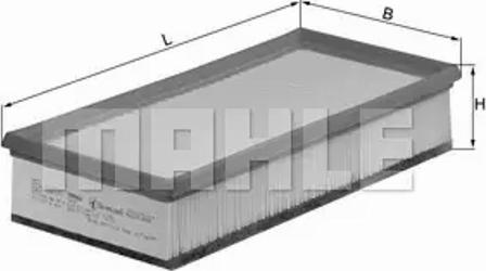 MAHLE LX 1295 - Filtro aria www.autoricambi360.it