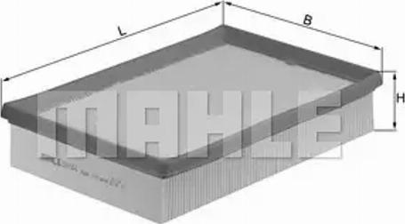 MAHLE LX 1266 - Filtro aria www.autoricambi360.it