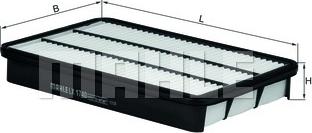 MAHLE LX 1740 - Filtro aria www.autoricambi360.it