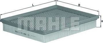 MAHLE LX 1758 - Filtro aria www.autoricambi360.it