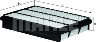 MAHLE LX 1700 - Filtro aria www.autoricambi360.it
