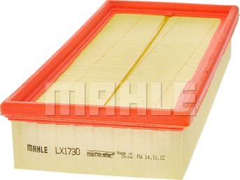 MAHLE LX 1730 - Filtro aria www.autoricambi360.it