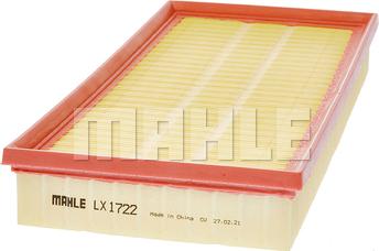 MAHLE LX 1722 - Filtro aria www.autoricambi360.it