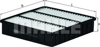 MAHLE LX 843 - Filtro aria www.autoricambi360.it