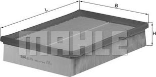 MAHLE LX 856 - Filtro aria www.autoricambi360.it