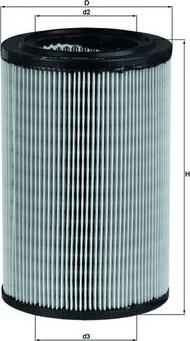 MAHLE LX 865 - Filtro aria www.autoricambi360.it