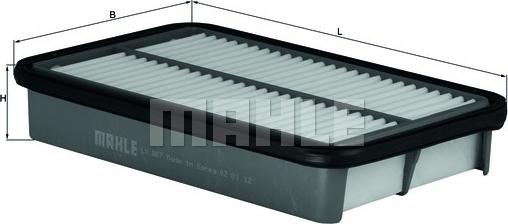 MAHLE LX 807 - Filtro aria www.autoricambi360.it