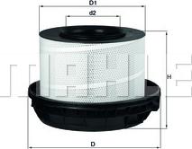 MAHLE LX 814/1 - Filtro aria www.autoricambi360.it