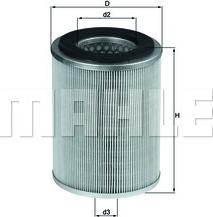MAHLE LX 830 - Filtro aria www.autoricambi360.it