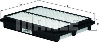 MAHLE LX 829 - Filtro aria www.autoricambi360.it