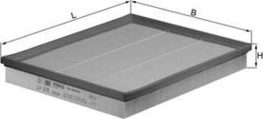MAHLE LX 876 - Filtro aria www.autoricambi360.it