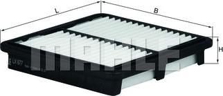 MAHLE LX 877 - Filtro aria www.autoricambi360.it