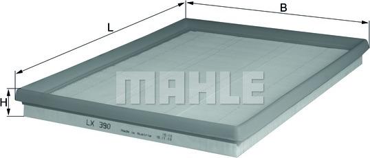 MAHLE LX 390 - Filtro aria www.autoricambi360.it