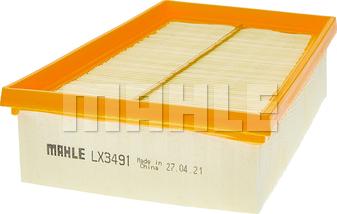 MAHLE LX 3491 - Filtro aria www.autoricambi360.it