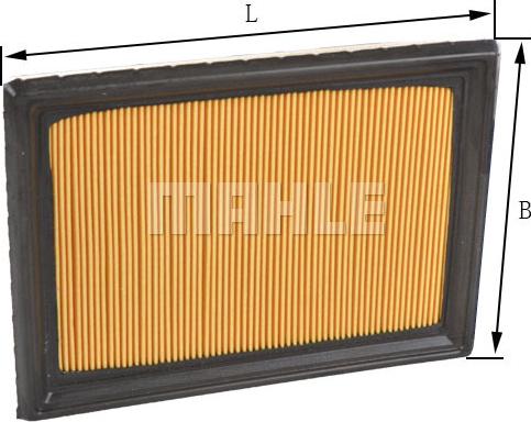 MAHLE LX 3440 - Filtro aria www.autoricambi360.it